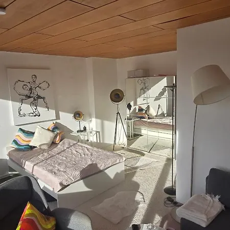 Проживание в семье Penthouse Deutz Lanxess Arena Messe Heumarkt Кёльн